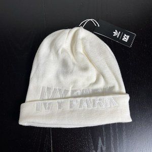 NWT Adidas x Ivy Park Ivory/Off-White Knit Beanie Hat
